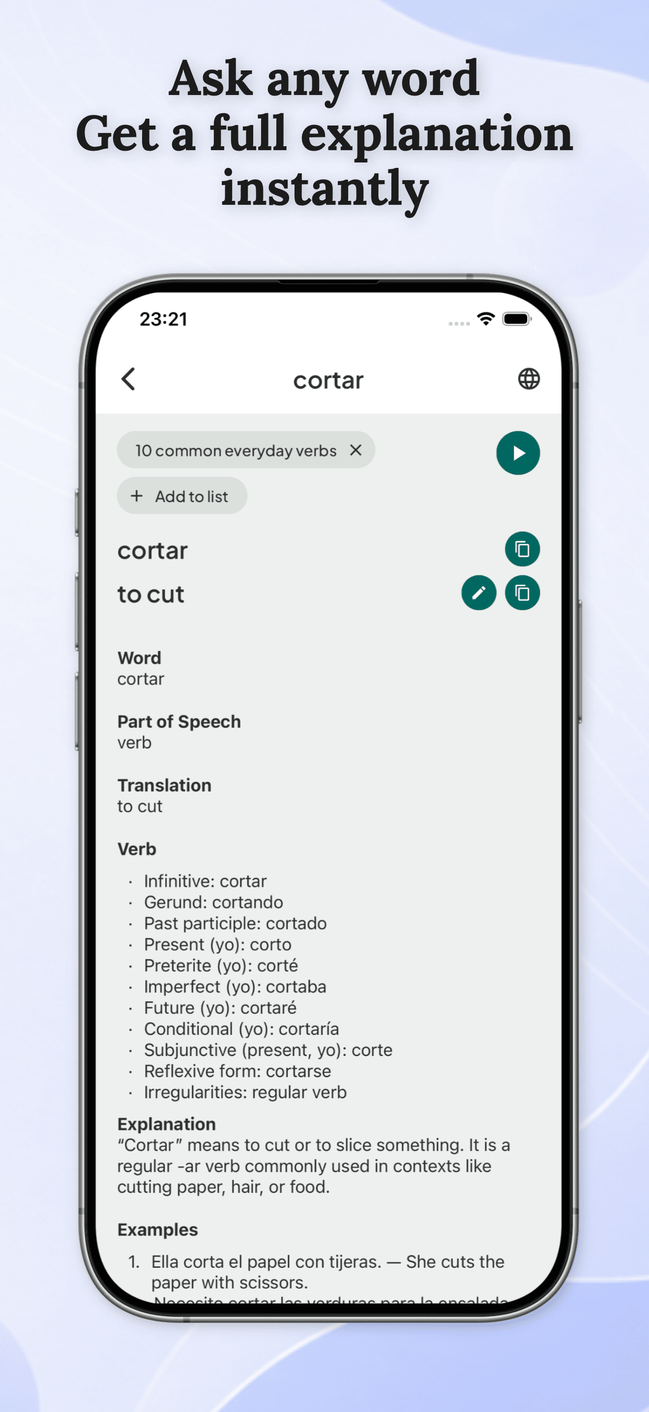 Detailed AI explanation for a vocabulary word